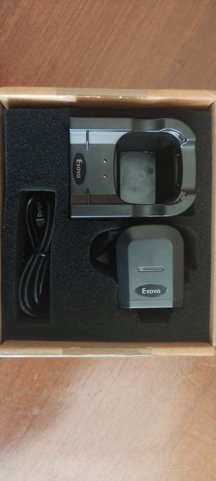 Leitor de código barras/QR Code Anel Eyoyo