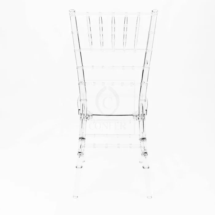 4 Cadeiras de plástico Chiavari - transparente