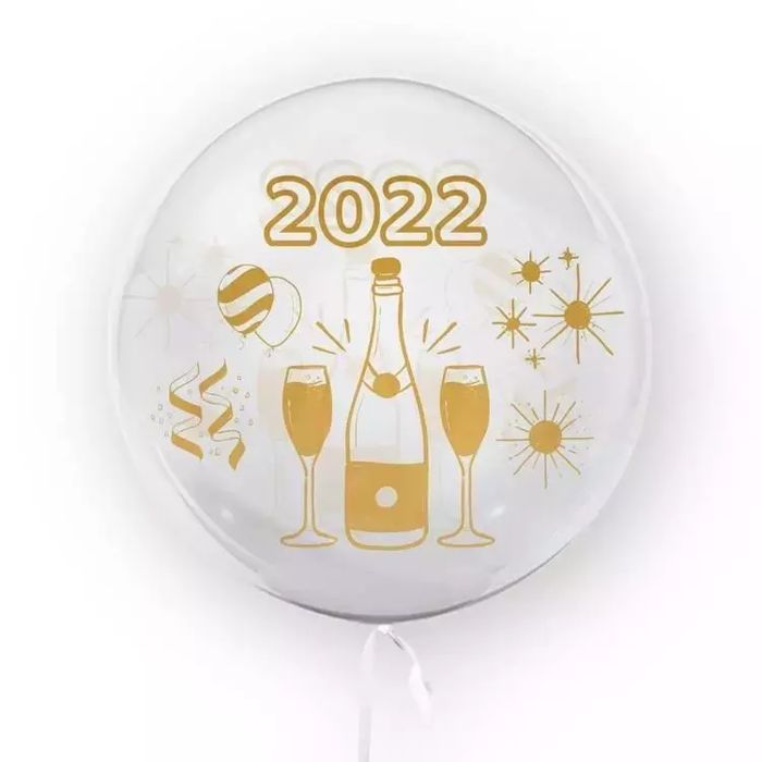 Balon 45cm Nowy Rok 2022 TUBAN. Nowy Produkt