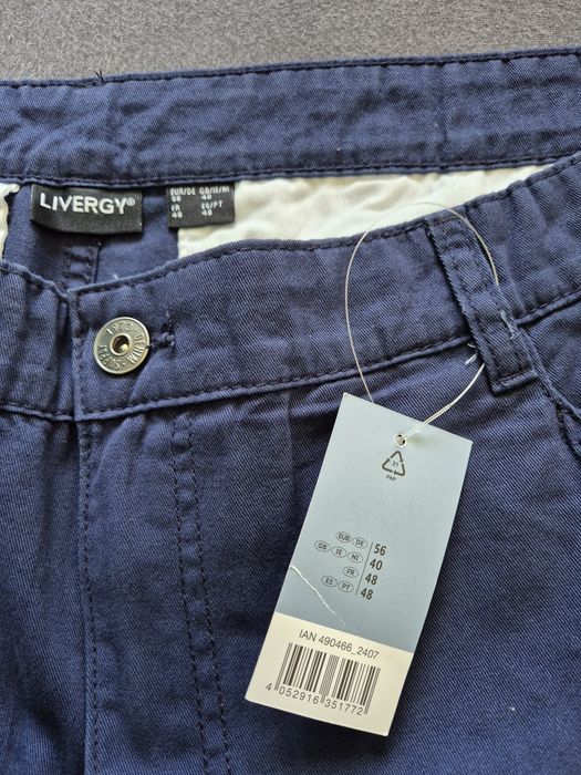 Livergy nowe spodenki cargo 56