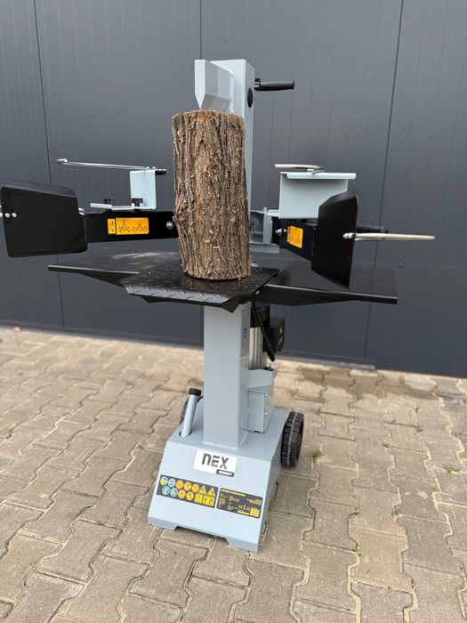 Łuparka pionowa hydrauliczna NEX 8 ton silnik 3kW solidna konstrukcja