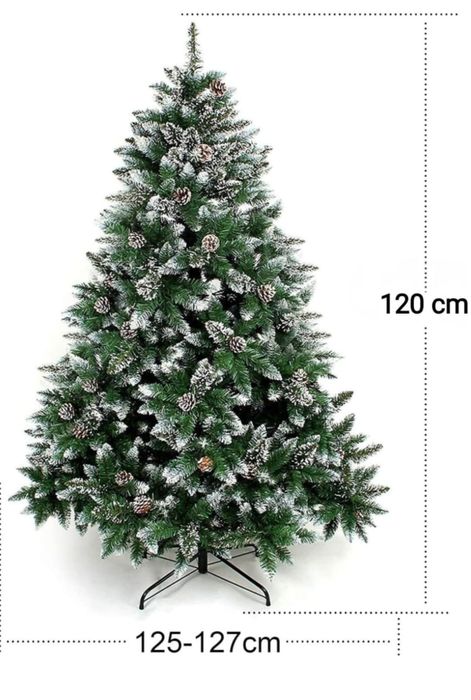 Yorbay Sztuczna Choinka z Żelazną Podstawką 120 cm
Ostatnie zdjęcie po