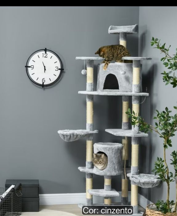 Arranhador/cama para gatos
