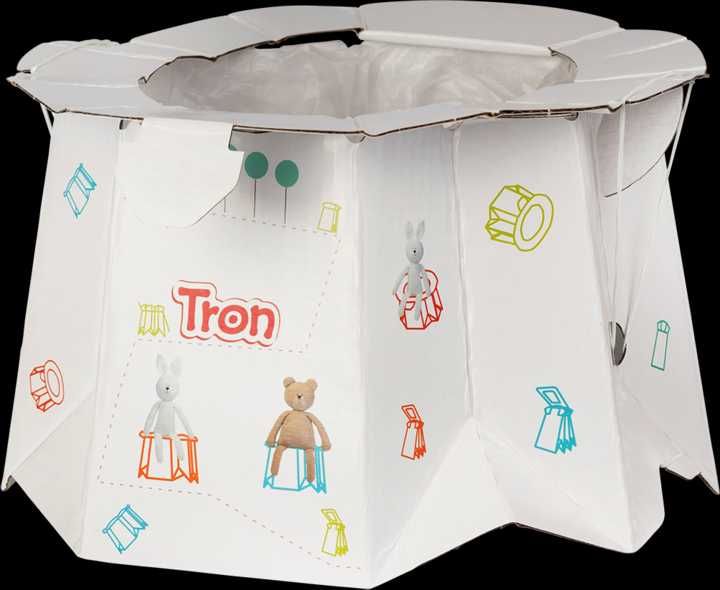 Nocnik jednorazowy "Tron" – 6 sztuk, NOWE