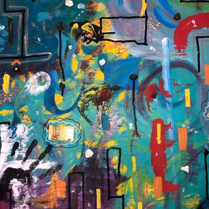 Pintura abstrata original