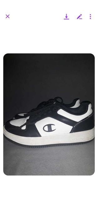 Adidasy biało-czarne