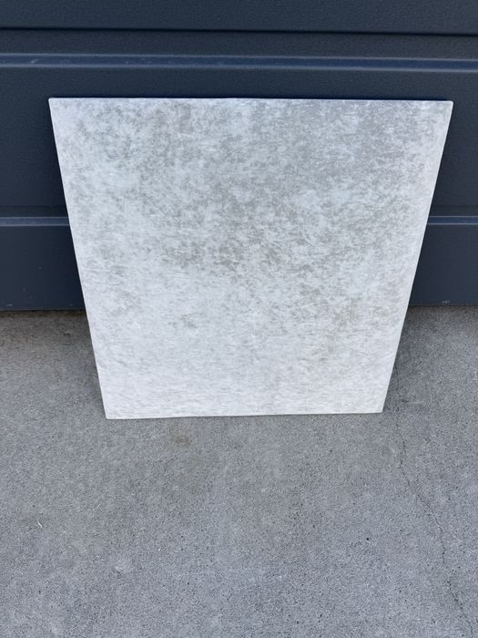 Panel tapicerowany kostka szary velur na zaglowek 10 sztuk