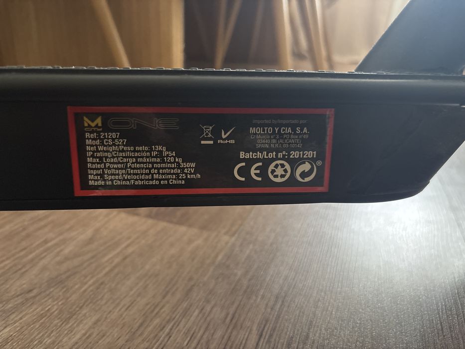 Trotinete Eletrica M-city