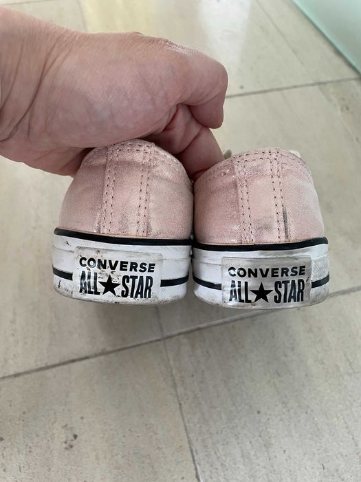 Ténis All Star Rosa Prateado - Como Novos