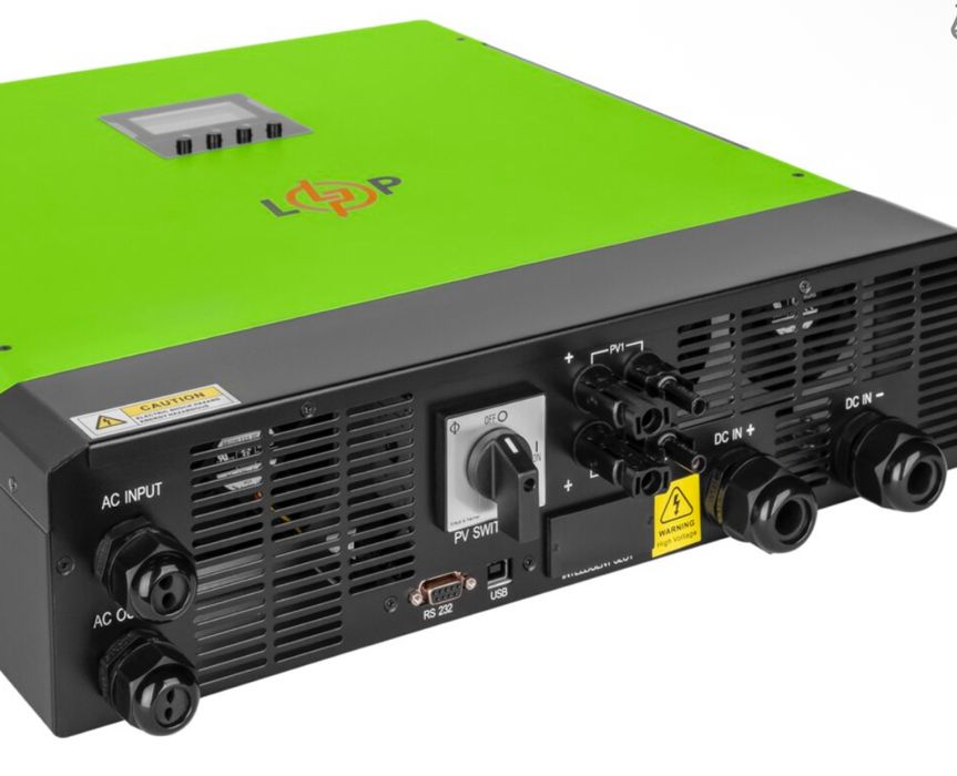 Гібридний інвертор LogicPower 5.5 кВт 48V для блекаутів Дім/Бізнес/СЕС