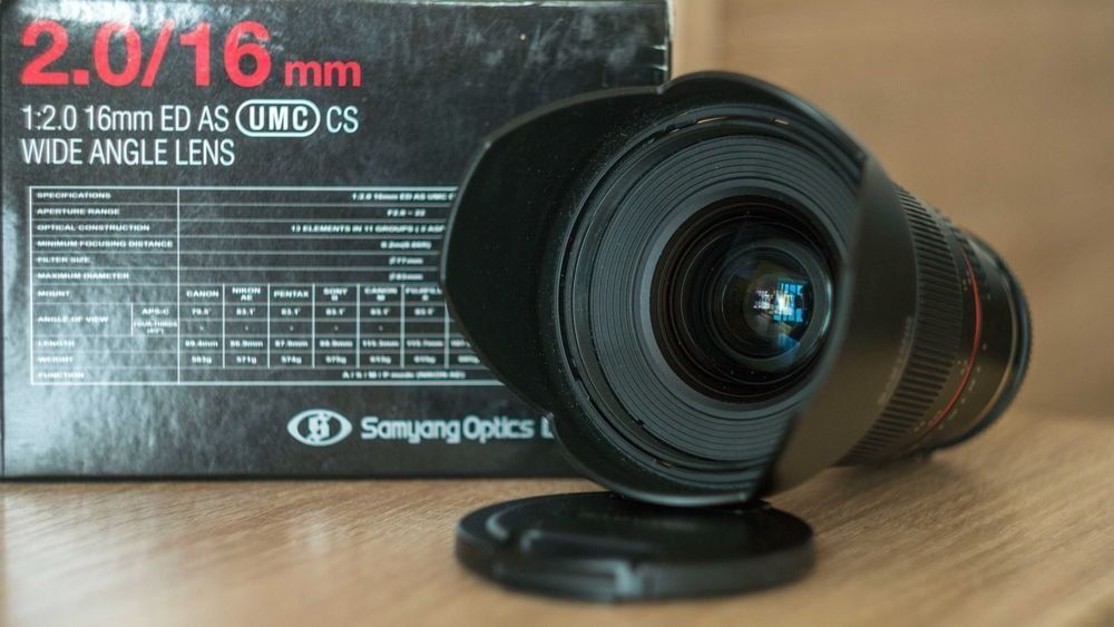 Samyang 16mm f/2.0 Sony E об'єктив