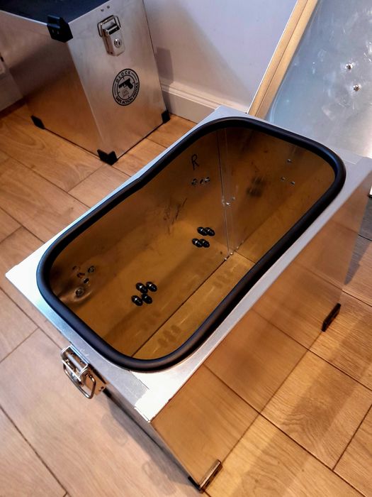 Kufry motocyklowe aluminiowe 2x40 litrów