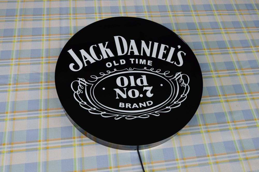 LED Neon JACK DANIELS, Logo 3D, Reklama, Baner, Szyld, Plafon, Prezent