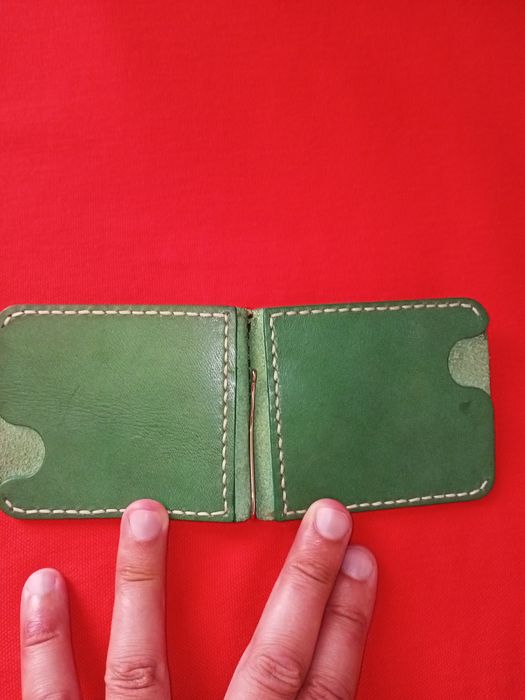 ЗАЖИМ ДЛЯ ДЕНЕГ.  Натуральная кожа Ручная работа