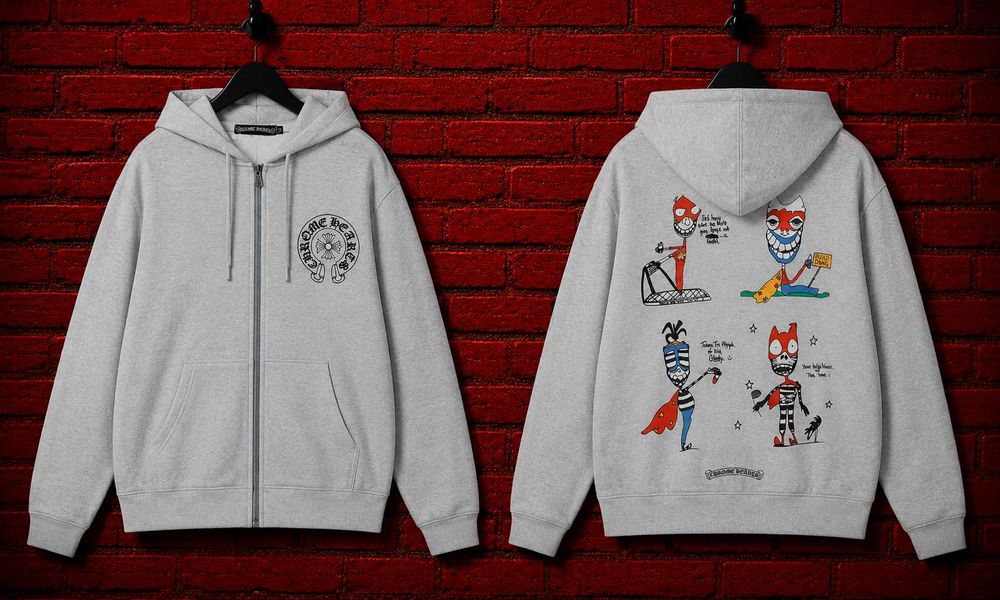 ‼️РОЗПРОДАЖ‼️ Зіп-худ Chrome Hearts, зипка хром хартс/ зіппер/ зіпка /кофта
