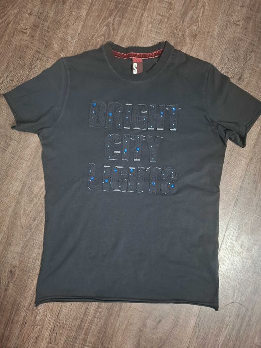Bershka czarna koszulka fit (35)
