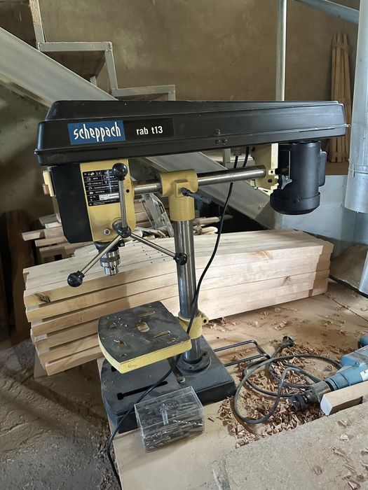 Сверлильний, довбальний станок Scheppach rab t13. Виробник Німеччина!