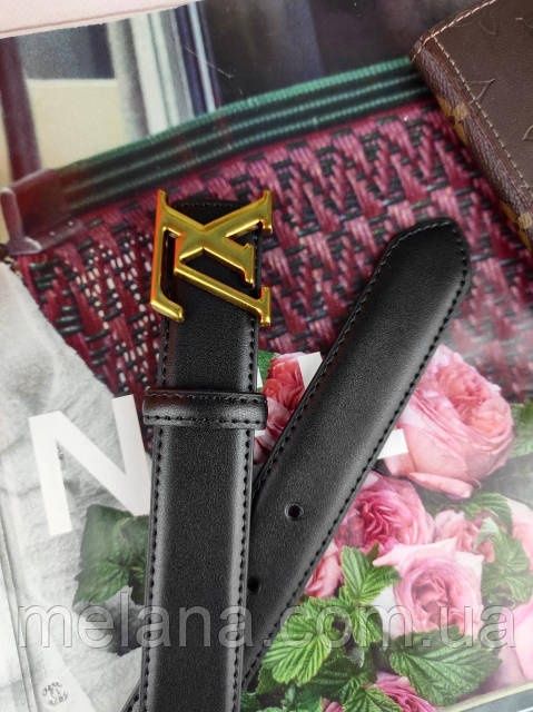 Кожаный женский ремень Louis Vuitton Луи Витон ЛВ жіночий ремінь
