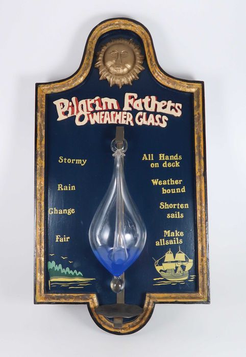 Painel / Barômetro de Agua Vintage