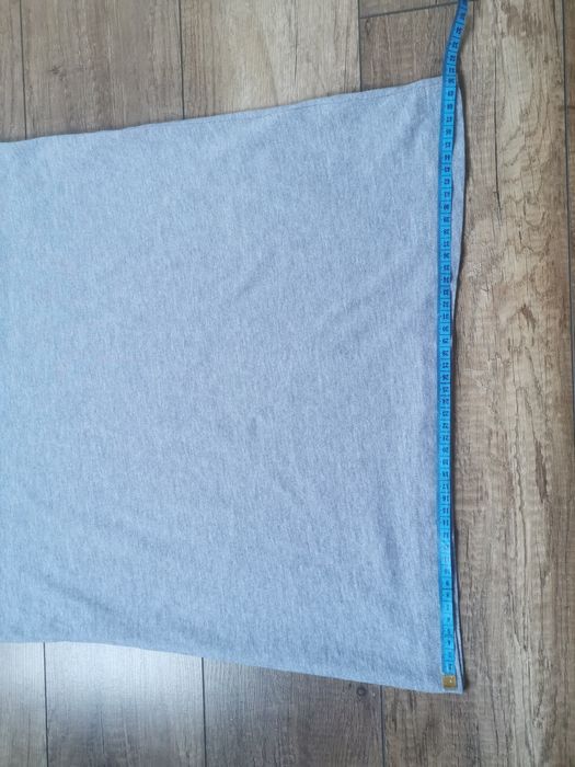 Sukienka szara HM 36 S bawełna długi t-shirt