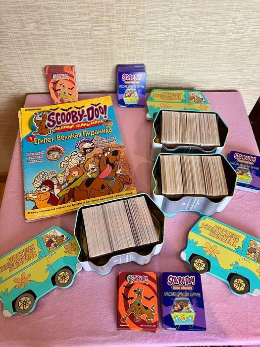 Скуби Ду карточки журналы бустеры коллекционные Scooby Doo картки