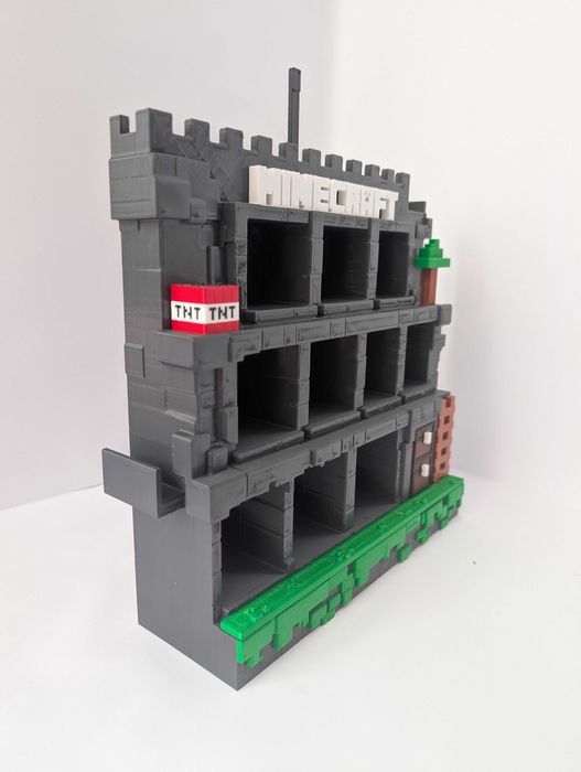 Полиця для фігурок Minecraft Kinder Joy | Органайзер | Стенд