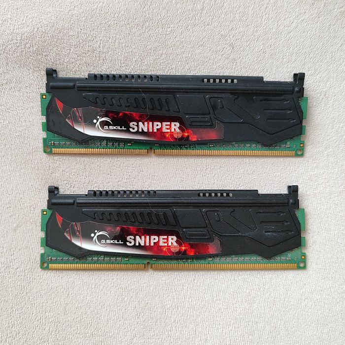 Оперативна пам'ять G.Skill sniper 8gb (2*4gb) DDR3-1600