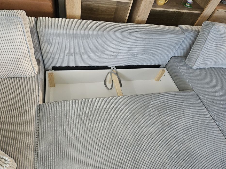 Narożnik  U  Rik XXL 338 x 170x170  szary menchester