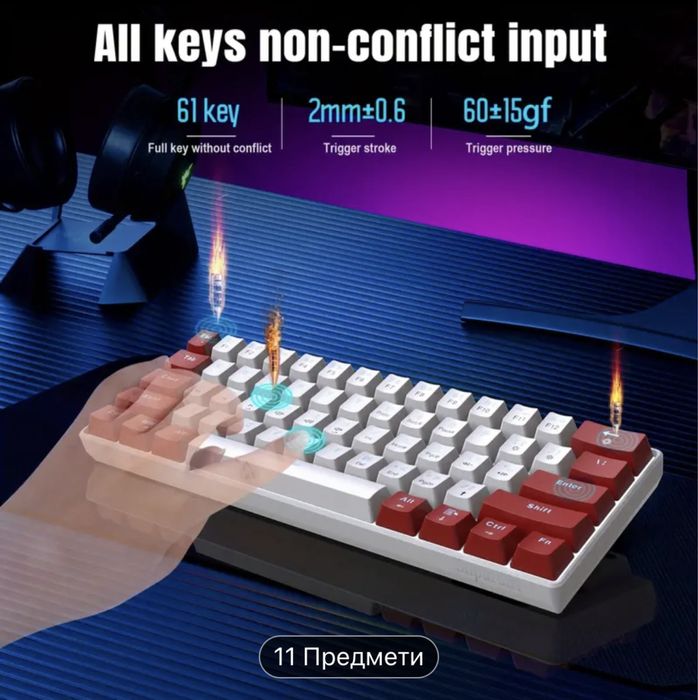 Клавиатура механическая | клавиатура на красных свечах | Snpurdiri
