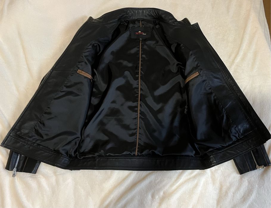 Чоловіча шкіряна куртка , кожанка , натуральна шкіра