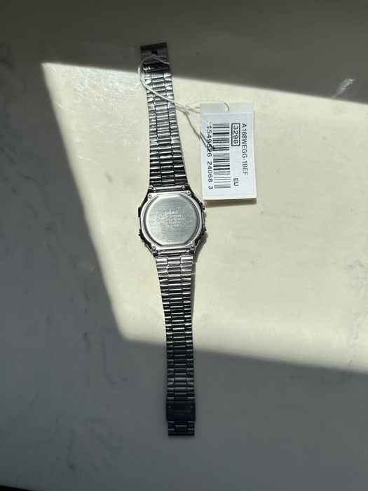 Zegarek Casio A168WEGG-1BEF stalowy unisex