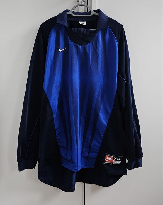 Nike koszulka bluza bramkarska vintage 90s XXL sportowa piłka nożna