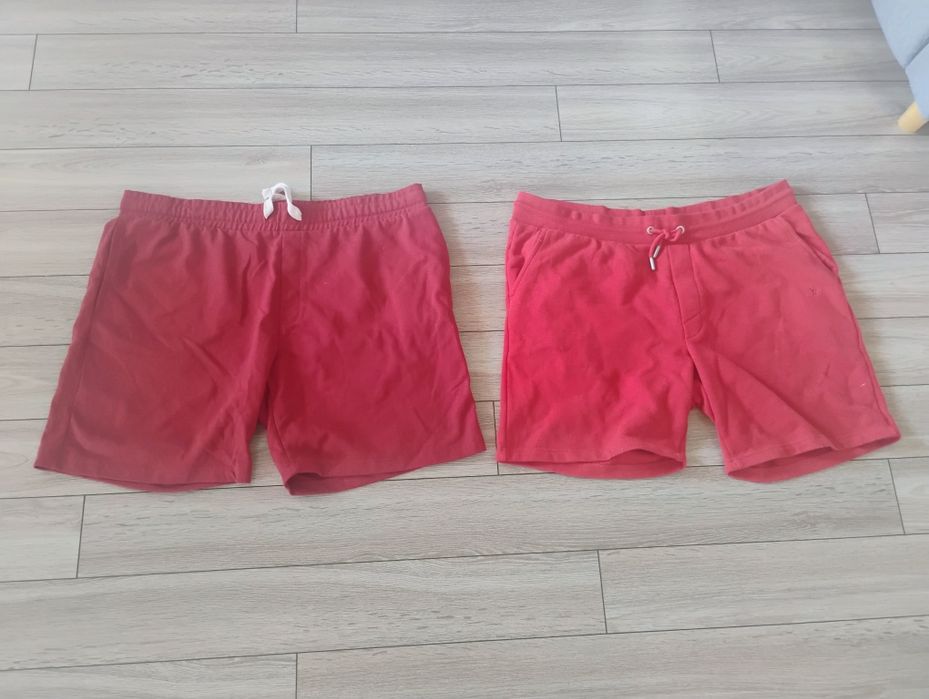 Krótkie spodenki męskie dresowe szorty 2 sztuki