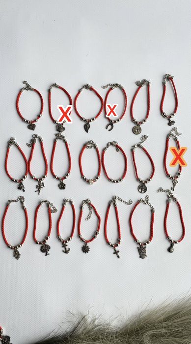 Браслет красная нить оберег, зодиак фенечка плетеный браслет