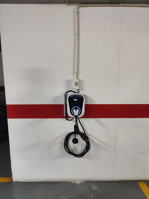 Instalação de wallbox, carregador veicular.
