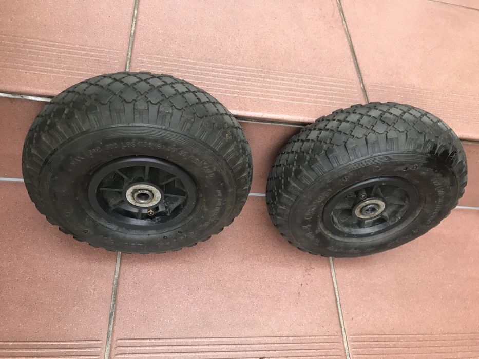 Koła kółka pompowane 260/85/otwór 12 mm do wózka taczki 2 szt