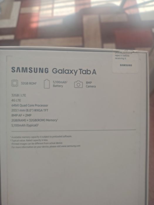 Планшет Samsung Calaxy Tab A T295