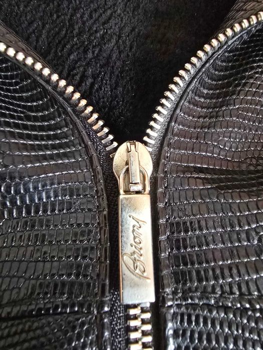 Brioni эксклюзив куртка из кожи варана