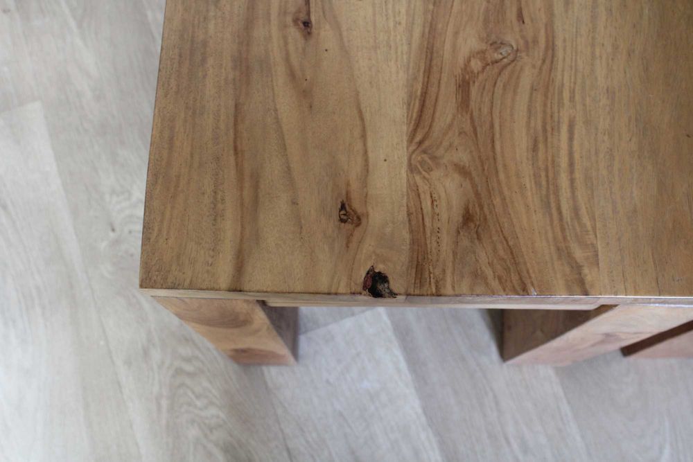 Zestaw stół krzesła ławka kolonialny drewniany rustykalny