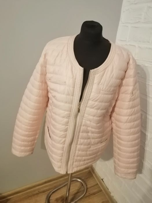 Kurtka damska beż kaptura