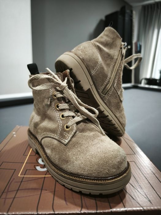 Botas em camurça de menina Tam 24