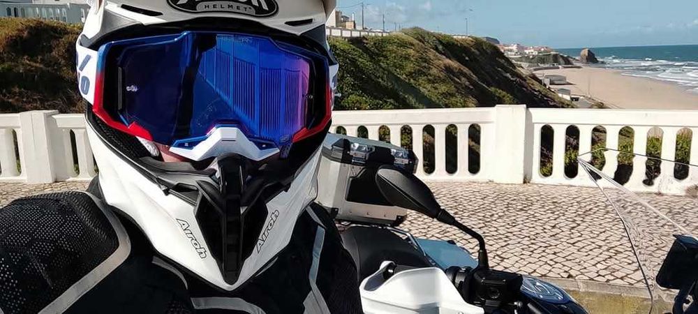 Óculos 100% Armega Genesis HiPER espelhados vermelho azul