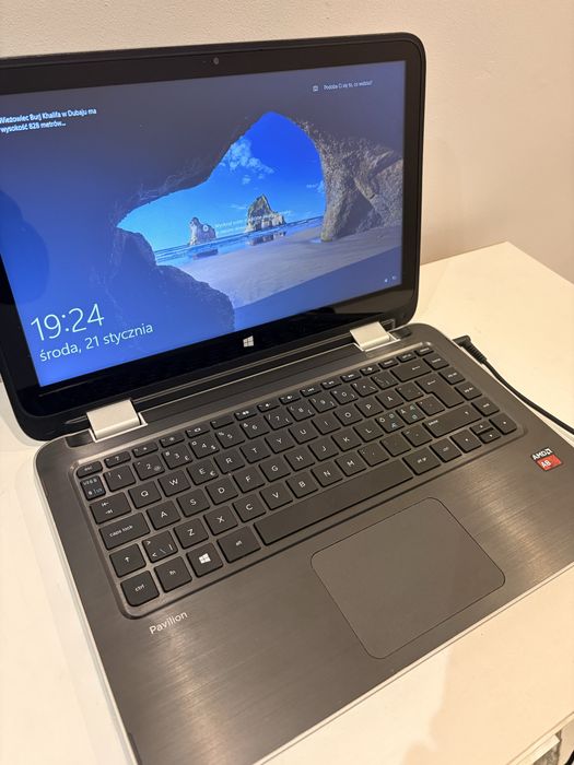 Laptop HP 13.3" Dotyk! Tablet A8/4/256SSD