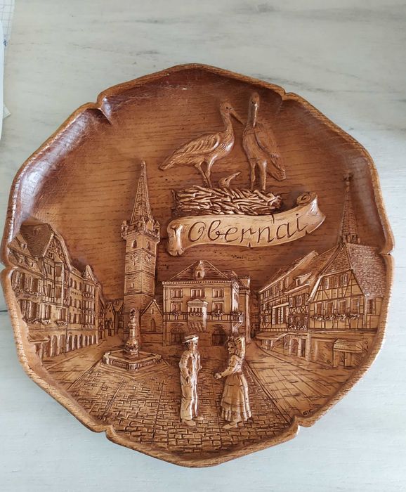 Декоративна тарілка картина об'ємний рельєф