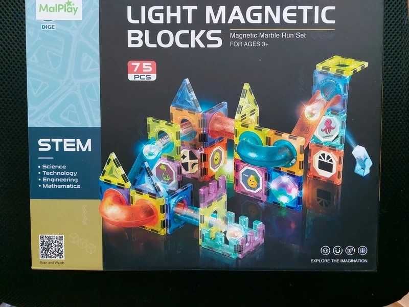 Klocki konstrukcyjne magnetyczne. Nowe