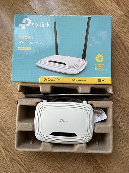 Вайфай роутер TP-Link N300 TL-WR841N інтернет маршрутизатор