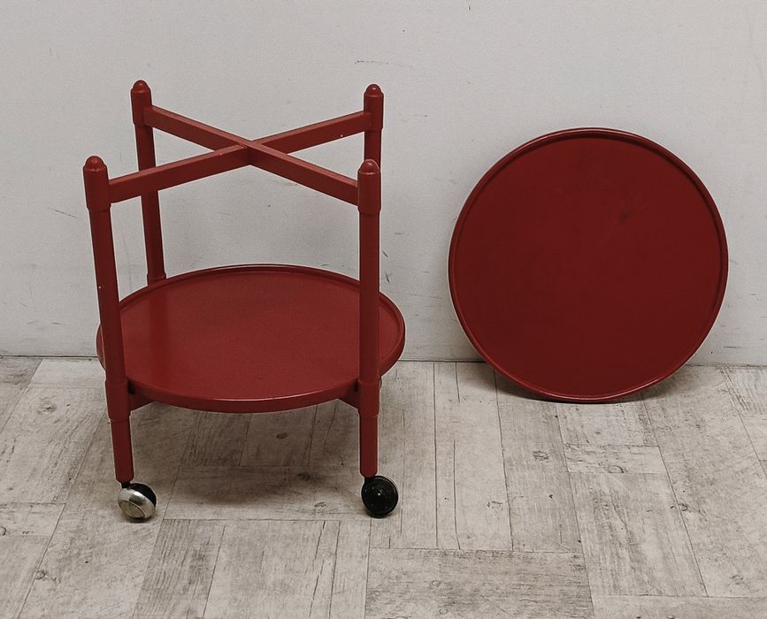 barek na kółkach Ikea na napoje vintage lata 80-te