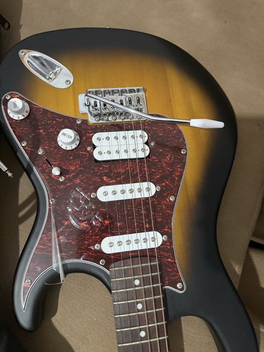 Guitarra e pedaleira