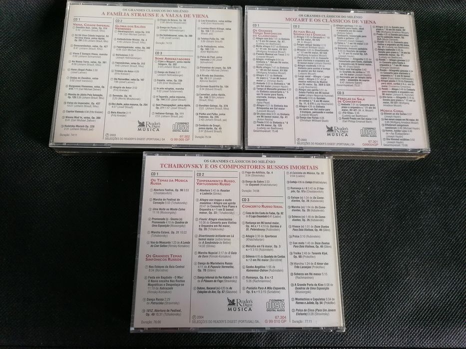 CDS Mozart, Tchaikovsky, Strauss