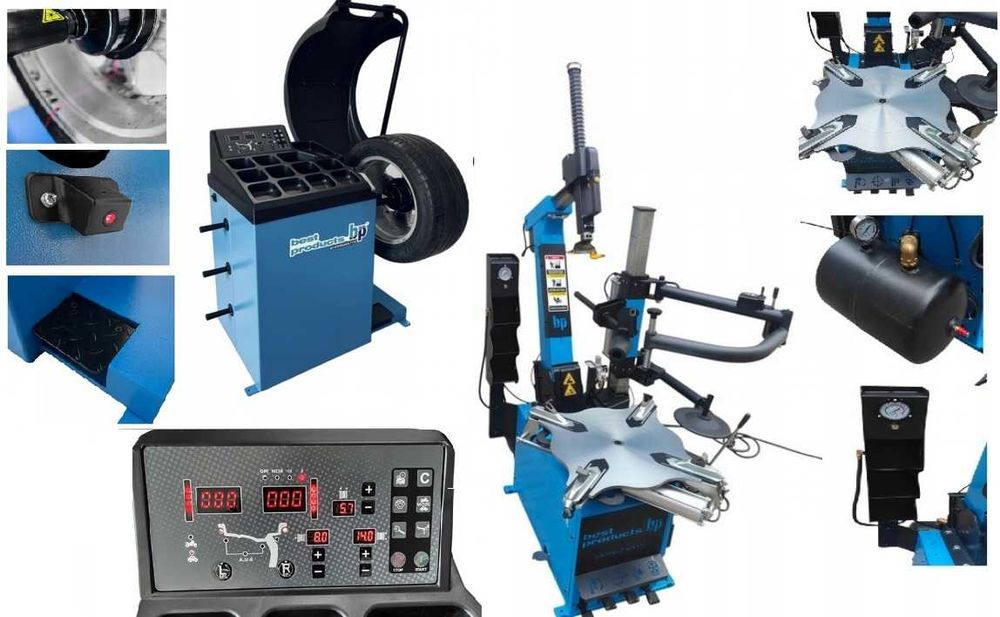 montażownica automatyczna ProfiMont 1226-2 + Wyważarka 411 inflator !!